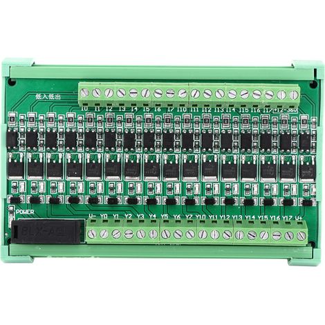 Carte Amplificateur PLC 16 Canaux Module d'Isolation Optique Entrée Sortie NPN DC12-36V pour Automatisation Industrielle (1/4)