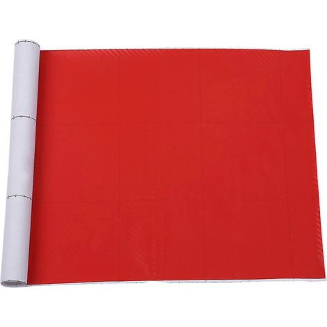 Rouleau de 30 x 127 mm d'autocollants 3D à faire soi-même pour voiture, rouge. (1/5)