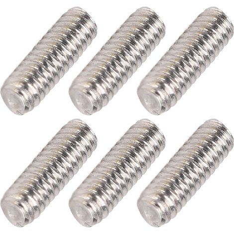 Kit d'assortiment de 50 vis sans tête en acier inoxydable A2-70, vis de fixation M2x6 (1/5)