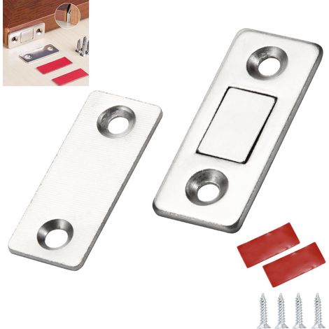 Lot de 40 aimants ultra, fins et invisibles pour portes placard (1/5)