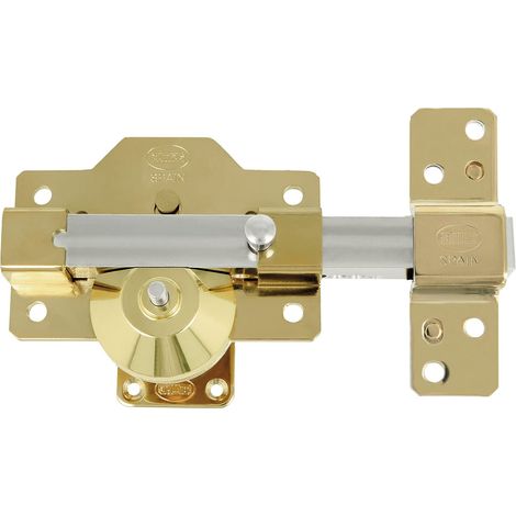 AMIG  Verrou haute sécurité  3 PLUS  90 x 154 mm  Acier  Or (1/5)