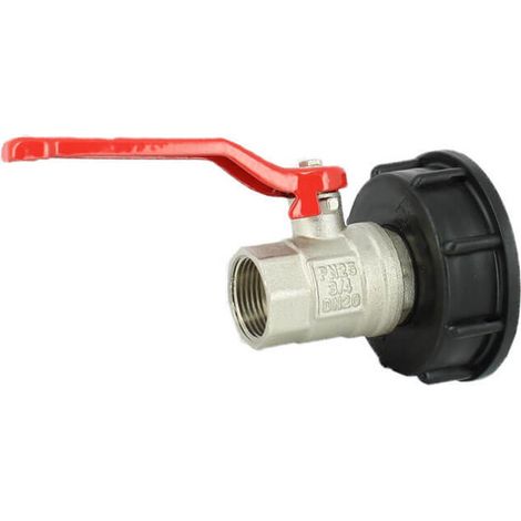 Raccord S60X6 - Vanne laiton - Femelle 3/4'' Pas gaz (20x27 mm) (1/2)