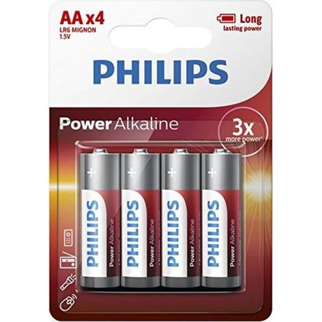 Philips Power LR6 Pile LR6 (AA) alcaline(s) 1.5 V 4 pc(s) (1/5)