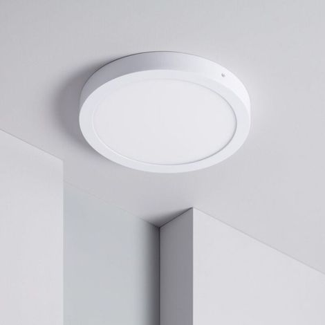 Plafonnier Led - Rond 24W 295mm 4000K - Aluminium Intérieur Bureau Salon - 1 Pièce (1/5)