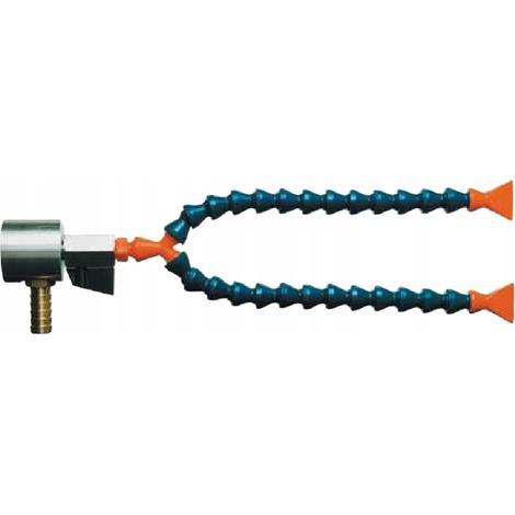 Pied magnétique avec valve, 2 modules 1/4" et 2 buses 24 mm (1/5)