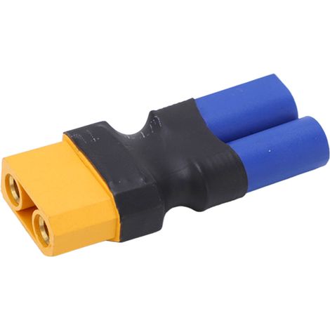 Adaptateur XT90 femelle vers EC5 mâle, haute sécurité, petit et portable, convertisseur XT90 femelle vers EC5 mâle pour voiture RC (1/5)