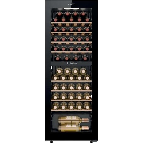Cave à vin multi-températures 56 bouteilles noir - Candy - CNWQ4G56G2