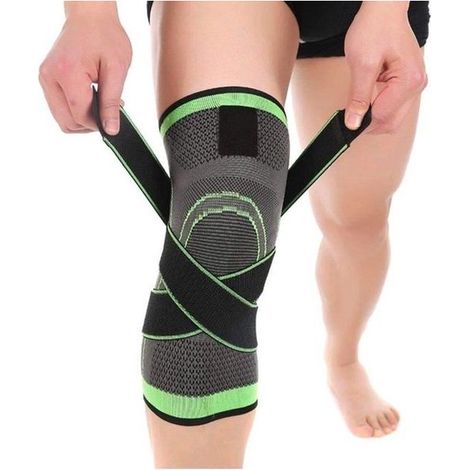 Genouillère professionnelle 3D - Genouillère de sport - Bande de compression - Taille XL - Maintien du genou (1/5)