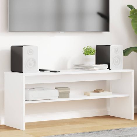 TV-Schränk Weiß 100 x 30 x 40 cm Holzwerkstoff