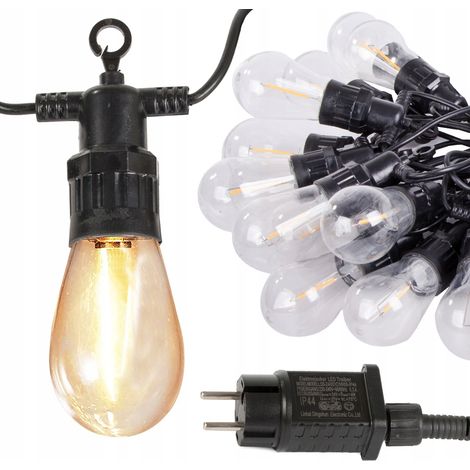 GHIRLANDA DA GIARDINO 5 15 LED CALDI (20) GABB (1/5)