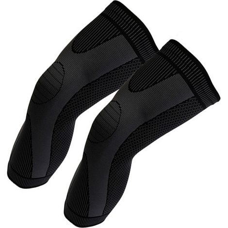 Gaine De Compression Pour Genou - Taille Étendue Cuisse-Jambe - Pression Graduée - Pour Douleur Articulaire Et Rééducation - Par Paquet De 2 (1/5)