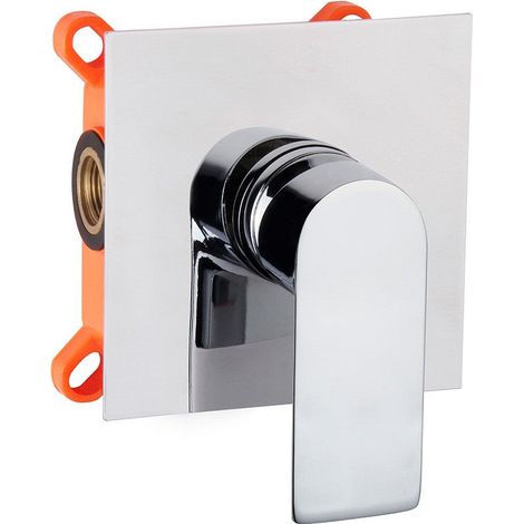 Mitigeur de douche encastré 1 voie complet, moderne (1/2)