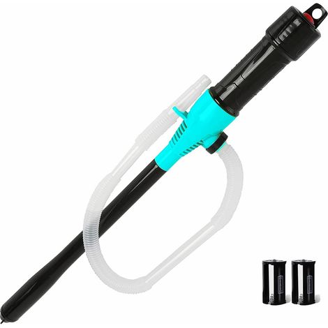 Pompe de transfert de liquide portable multifonction à piles, pompe jusqu'à 9,5 litres par minute, pompe portable pour essence diesel eau carburant réservoir de poissons (1/5)