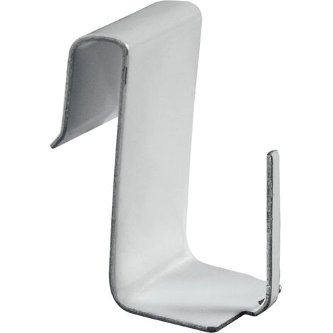 ERREBI 4 gancio ferro bianco per serramenti