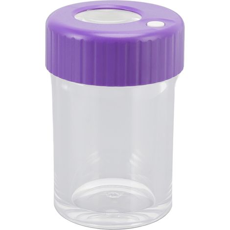 Bocal de rangement multifonctionnel avec éclairage LED, boîte à épices, boîte de rangement hermétique pour tabac à rouler, violet (1/5)