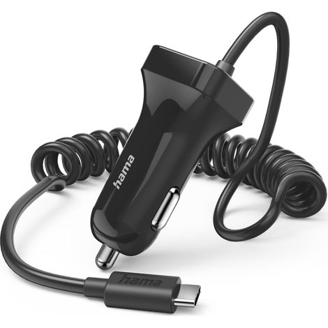 Hama 00201609 caricatore de dispositivo mobile Telefono cellulare, smartphone Accendino nero de accendisigari Auto