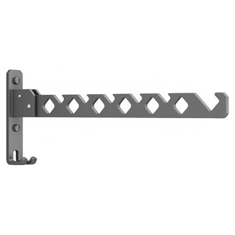 Ganchos plegables para ropa，Percheros de pared，Ideales para balcones，Ganchos plegables de pared para ropa，Aleación de aluminio (1/5)