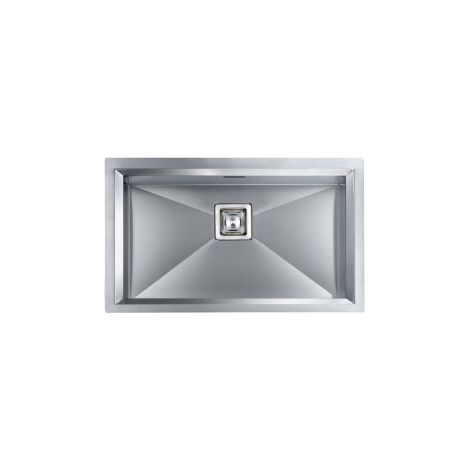 CM 012803XCSSP Glamour Lavello ad incasso Monovasca Acciaio inox satinato (77x45x19 cm) colore Acciaio inox (1/5)