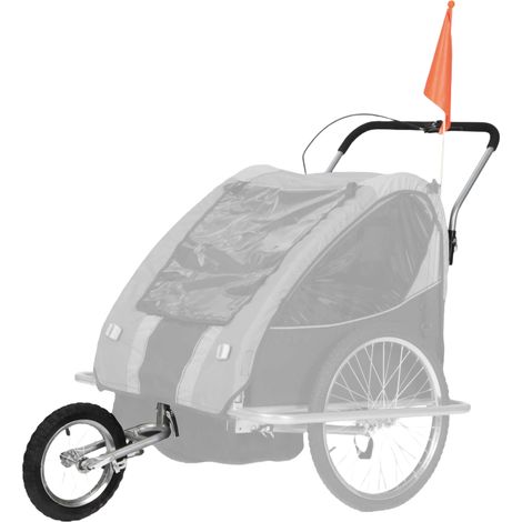 Trekker Jogger Kit für Fahrradanhänger für 1-2 Kinder