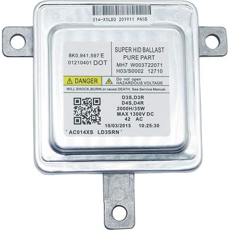 Ballast HID Xenon 8K0941597 pour B8 A3 A5 Golf Passat CC Jetta Polo Tiguan D3S D3R D4S D4R 8K0941597E W003T22071 (1/5)