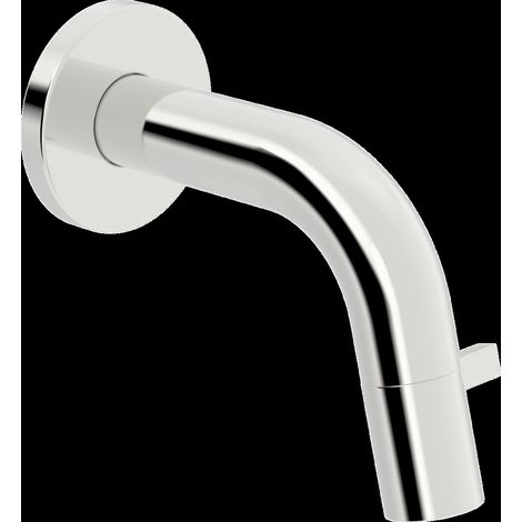 Hansa Nova - Grifo de lavabo mural, agua fría o premezclada, cromo 50868101 (1/5)