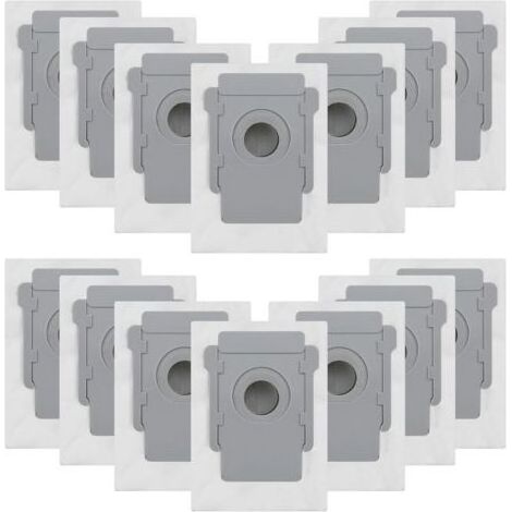Lot de 14 Sacs d'aspirateur pour IRobot Roomba i7/i7+/i3/i3+/i4/i4+/i6/i6+/i8/i8+/S9/S9+/j7/j7+/E5/E6/E7 Sac de rechange pour IRobot Roomba I7 Kit d'accessoires (A-14 Pièces)