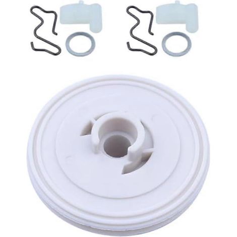 Kit de poulie ressort rappel rechange pour tronçonneuses MS240 MS260 024 026 compatible origine 11251950401 jeu de 2 pièces (1/5)