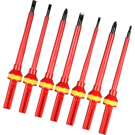 Zoternen Set di cacciaviti con punte magnetiche isolate e potenti, utensile da elettricista per riparazioni manuali, con custodia inclusa (1/5)