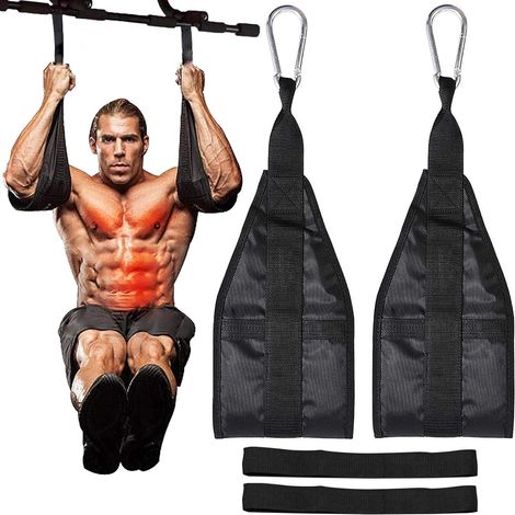Abdominale Strap, Sangles Abdominaux De Traction, D'entranement Sling pour L'entranement Musculaire Abdominal, avec Rembourrage et Support de Coude Réglable (1/5)