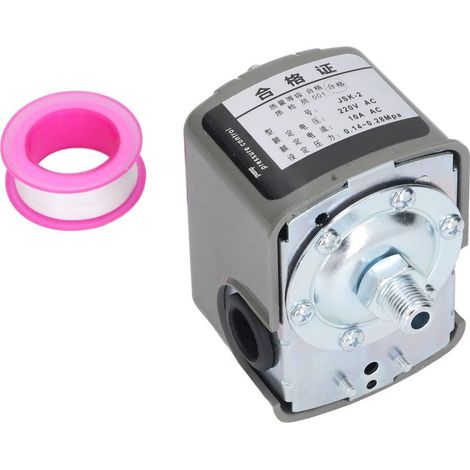 Wasserpumpe, einstellbarer Druckschalter, Druckschalter mit 1/4-Zoll-NPT-Außengewinde, AC 220 V, 10 A (1/5)