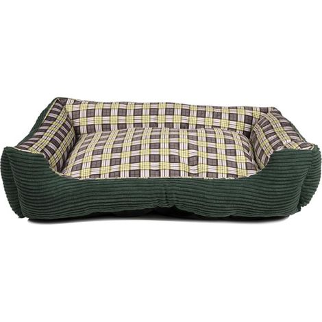 Canapé-lit - Moelleux - Chien - 75 x 58 x 19 cm - Vert - Intérieur (1/2)