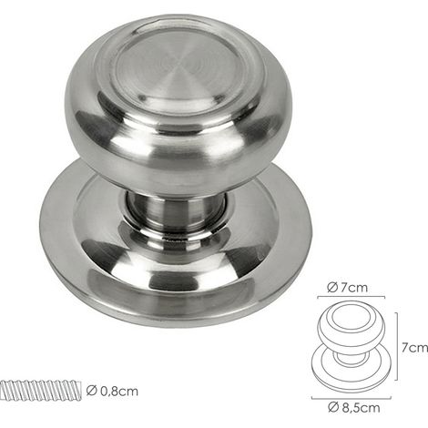 Maniglia per porta oryx p-13 acciaio inox satinato