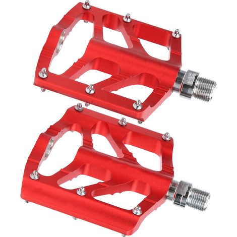 Pédales plates légères en alliage d'aluminium usinées CNC pour vélo de montagne, accessoires pour VTT (1/5)