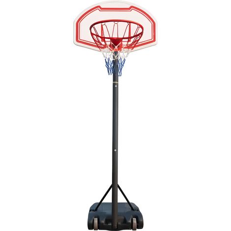 Colonna Basket Regolabile 205-265 cm Piantana Canestro da Esterno