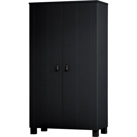 Armoire à vêtements bois massif SETIA (1/4)
