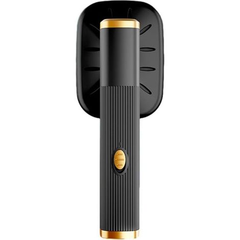 Beyamis Fer à repasser vapeur de voyage compact Sreuyong avec poignée rotative à 180°, revêtement en tissu noir (1/5)