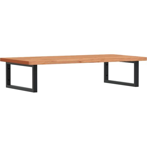 Maison Exclusive - Waschbeckenregal Wandmontage Stahl und Massivh