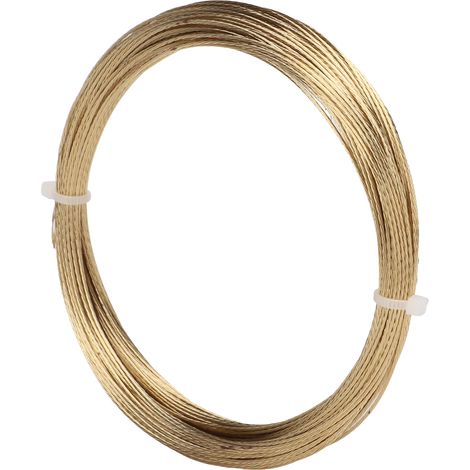 Fil de découpe de pare-brise 25m/82ft, outil métallique universel pour retirer et réparer le verre auto, longueur 25 mètres (1/5)