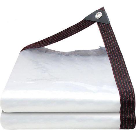 1 Bâche Transparente 3x2m, Imperméable Avec Œillets Métalliques, Pour Jardin, Serre Et Meubles