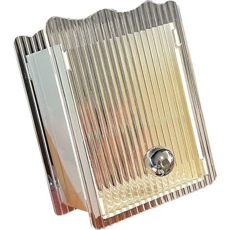Pose murale boîte de rangement sans perçage en plastique blanc laiteux pour dentifrice brosse à dents cosmétique peigne (1/5)