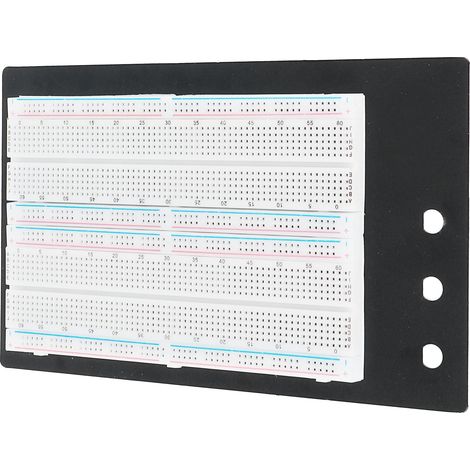 Breadboard sans soudure 1660 points, 65 fils de connexion, 3 borniers, kit de prototypage électronique (1/5)