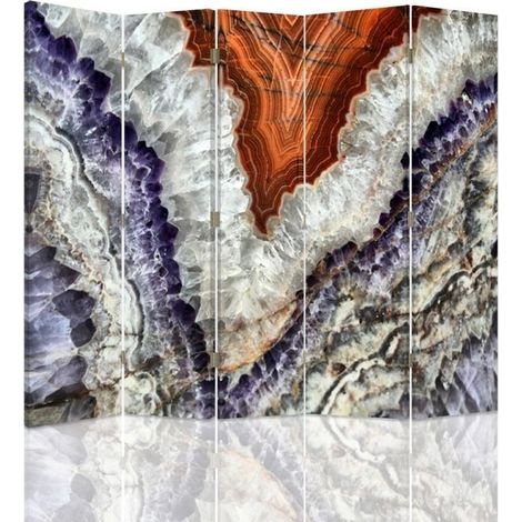 Paravento bilaterale, Struttura minerale - 180x170 (1/5)