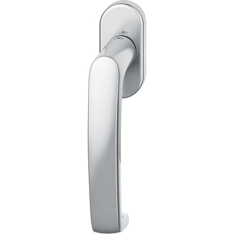 FSB Fenstergriff 34 1045 Edelstahl matt - ovale Rosette verdeckt geschraubt (1/3)
