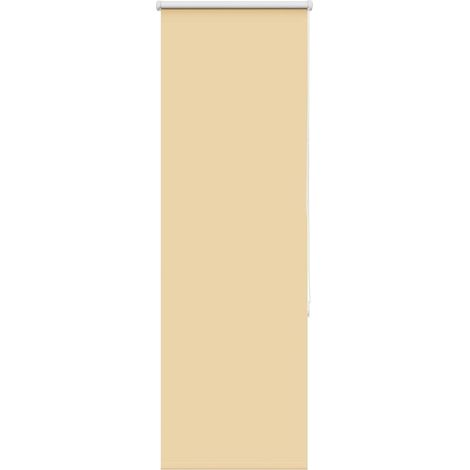 Verdunkelungsrollo Beige 40x130cm Stoffbreite 35,7 cm Polyester