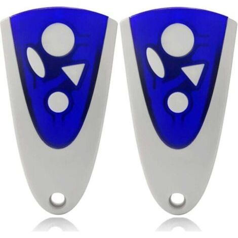 2 télécommandes pour portes de garage Novoferm Novotron 502 MAX43-2 Novotron 512 MIX43-2 433,92 MHz - Lot de 2 émetteurs portables universels - 433 MHz (1/4)