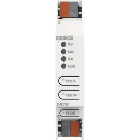 Jung Accoppiatore di area/linea KNX, REG, 1 TE, Secure 21420 1S R