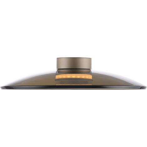 Plafoniera moderna marrone vetro Ø50 LED 25,7W Neuhaus (1/5)