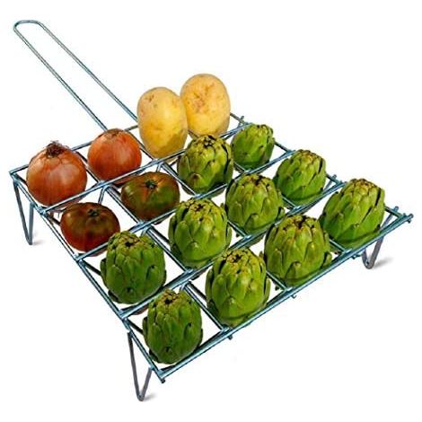 Griglia per verdure EDM cromata 60x60 cm multicolore