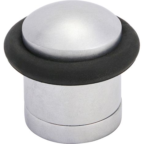 TIMCO Cylinder Door Stop Satin Chrome - 41mm