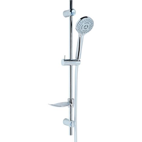 Ensemble barre de douche Ancomalin 3 jets - Anconetti - Chromé